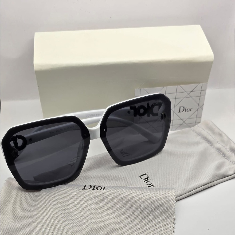 Black and White Women's Sunglasses